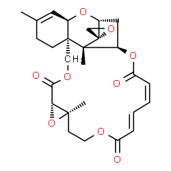 ChemSpider 2D Image | Verrucarin B | C27H32O9
