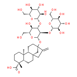 ChemSpider 2D Image | rebaudioside B | C38H60O18
