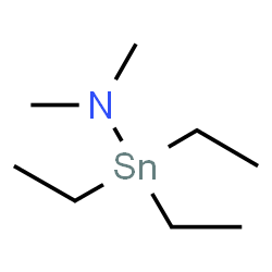 ChemSpider 2D Image | 1,1,1-Triethyl-N,N-dimethylstannanamine | C8H21NSn