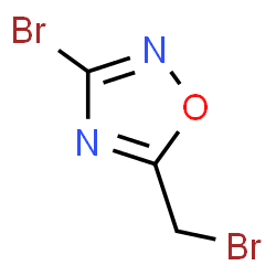 ChemSpider 2D Image | 3-BROMO-5-BROMOMETHYL-[1,2,4]OXADIAZOLE | C3H2Br2N2O