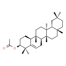 ChemSpider 2D Image | (3S,6aS,6bR,8aR,12aR,12bS,14aR,14bS)-4,4,6b,8a,11,11,12b,14a-Octamethyl-1,2,3,4,6,6a,6b,7,8,8a,9,10,11,12,12a,12b,13,14,14a,14b-icosahydro-3-picenyl acetate | C32H52O2