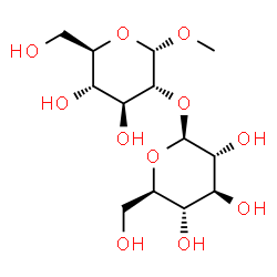 ChemSpider 2D Image | Methyl a-sophoroside | C13H24O11