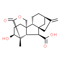 ChemSpider 2D Image | gibberellin A37 | C20H26O5