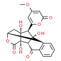 ChemSpider 2D Image | Deoxyenterocin | C22H20O9