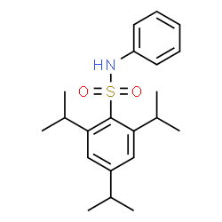 ChemSpider 2D Image | 2,4,6-Triisopropyl-N-phenylbenzenesulfonamide | C21H29NO2S
