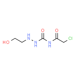 ChemSpider 2D Image | N-(Chloroacetyl)-2-(2-hydroxyethyl)hydrazinecarboxamide | C5H10ClN3O3