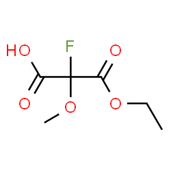 ChemSpider 2D Image | 3-Ethoxy-2-fluoro-2-methoxy-3-oxopropanoic acid | C6H9FO5