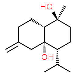 ChemSpider 2D Image | (+)-Isocalamendiol | C15H26O2