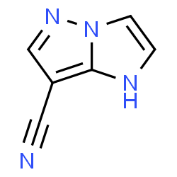 ChemSpider 2D Image | 1H-Imidazo[1,2-b]pyrazole-7-carbonitrile | C6H4N4