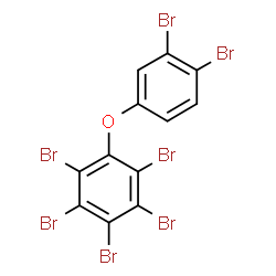 ChemSpider 2D Image | 2,3,3',4,4',5,6-Heptabromodiphenyl ether | C12H3Br7O