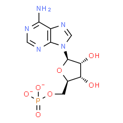 ChemSpider 2D Image | ADENOSINE 5'-PHOSPHATE | C10H12N5O7P