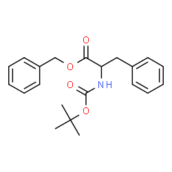 ChemSpider 2D Image | Benzyl N-(tert-butoxycarbonyl)phenylalaninate | C21H25NO4