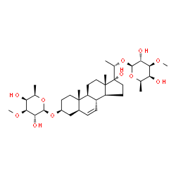 ChemSpider 2D Image | Teikaside AL IC | C35H58O11