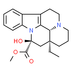 ChemSpider 2D Image | 21-epi-Vincamine | C21H26N2O3