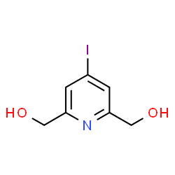 ChemSpider 2D Image | (4-Iodo-2,6-pyridinediyl)dimethanol | C7H8INO2