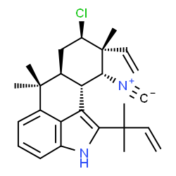 ChemSpider 2D Image | Ambiguine A isonitrile | C26H31ClN2
