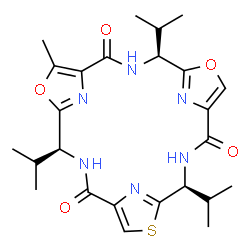 ChemSpider 2D Image | bistratamide G | C25H32N6O5S