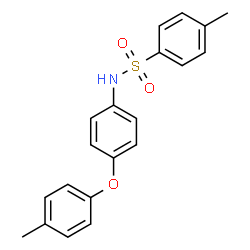 ChemSpider 2D Image | 4-Methyl-N-[4-(4-methylphenoxy)phenyl]benzenesulfonamide | C20H19NO3S