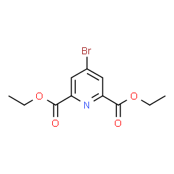 ChemSpider 2D Image | Diethyl 4-bromopyridine-2,6-dicarboxylate | C11H12BrNO4