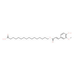 ChemSpider 2D Image | 16-feruloyloxypalmitic acid | C26H40O6