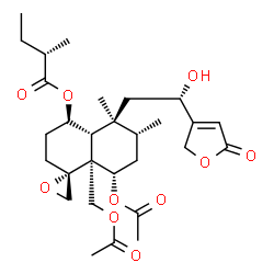 ChemSpider 2D Image | Ajugamarin B1 | C29H42O10