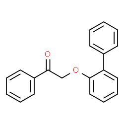 ChemSpider 2D Image | 2-(2-Biphenylyloxy)-1-phenylethanone | C20H16O2