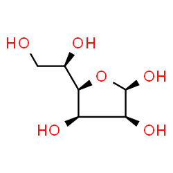 ChemSpider 2D Image | beta-D-Mannofuranose | C6H12O6