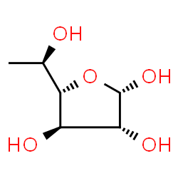 ChemSpider 2D Image | 6-Deoxy-alpha-D-galactofuranose | C6H12O5
