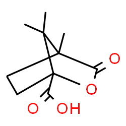ChemSpider 2D Image | (1S)-(-)-Camphanic acid | C10H14O4