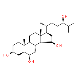 ChemSpider 2D Image | certonardosterol F | C27H48O4