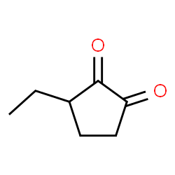 ChemSpider 2D Image | 3-Ethyl-1,2-cyclopentadione | C7H10O2