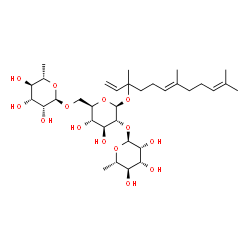 ChemSpider 2D Image | Proloquatifoligenin I | C33H56O14