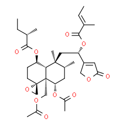 ChemSpider 2D Image | Ajugamarin H1 | C34H48O11