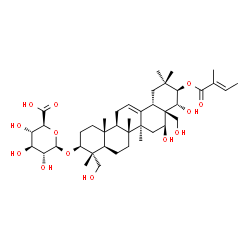 ChemSpider 2D Image | GYMNEMIC ACID IV | C41H64O13