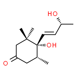 ChemSpider 2D Image | 4,5-Dihydroblumenol | C13H22O3