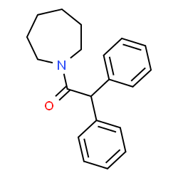 ChemSpider 2D Image | 1-(1-Azepanyl)-2,2-diphenylethanone | C20H23NO
