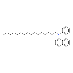 ChemSpider 2D Image | N-(1-Naphthyl)-N-phenylhexadecanamide | C32H43NO