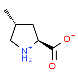 ChemSpider 2D Image | (4R)-4-methyl-L-proline | C6H11NO2