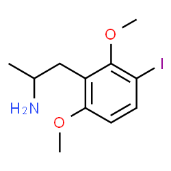 ChemSpider 2D Image | 1-(3-Iodo-2,6-dimethoxyphenyl)-2-propanamine | C11H16INO2