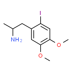 ChemSpider 2D Image | 1-(2-Iodo-4,5-dimethoxyphenyl)-2-propanamine | C11H16INO2