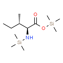 ChemSpider 2D Image | Trimethylsilyl N-(trimethylsilyl)isoleucinate | C12H29NO2Si2