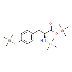 ChemSpider 2D Image | Trimethylsilyl N,O-bis(trimethylsilyl)-L-tyrosinate | C18H35NO3Si3
