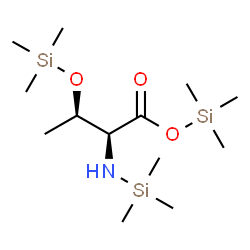 ChemSpider 2D Image | Trimethylsilyl N,O-bis(trimethylsilyl)-L-threoninate | C13H33NO3Si3