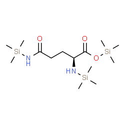 ChemSpider 2D Image | Trimethylsilyl N,N~2~-bis(trimethylsilyl)-L-glutaminate | C14H34N2O3Si3