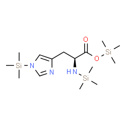 ChemSpider 2D Image | Trimethylsilyl N,1-bis(trimethylsilyl)histidinate | C15H33N3O2Si3