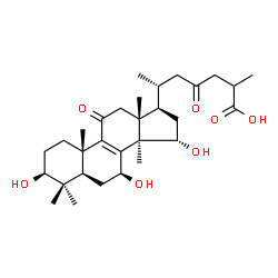 ChemSpider 2D Image | Ganoderic acid C | C30H46O7