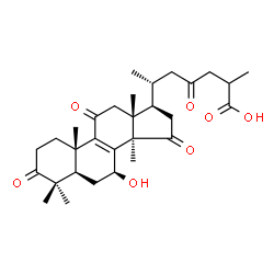 ChemSpider 2D Image | ganoderic acid D | C30H42O7