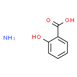 ChemSpider 2D Image | Ammonium 2-hydroxybenzoate | C7H9NO3