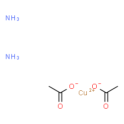 ChemSpider 2D Image | Copper(2+) acetate ammoniate (1:2:2) | C4H12CuN2O4