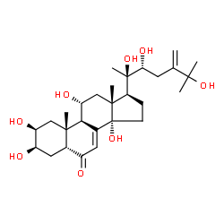 ChemSpider 2D Image | Atrotosterone C | C28H44O8